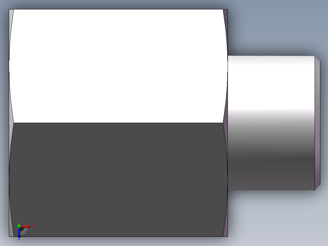 直通内螺纹接头、5CB-16-08俯视图