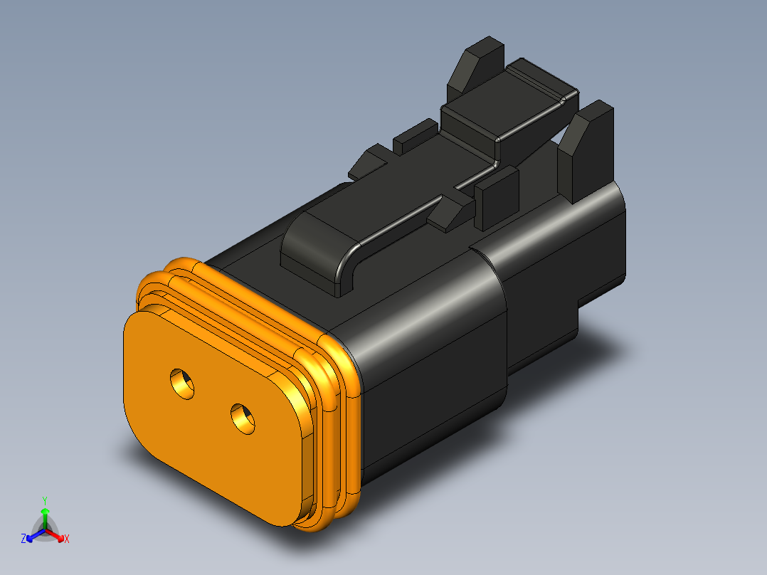 接插件(304)正等轴测图
