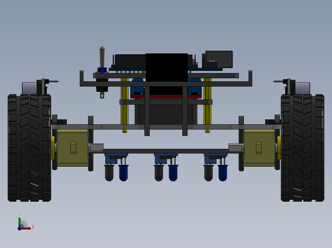 AGV小车、AGV(89)前视图