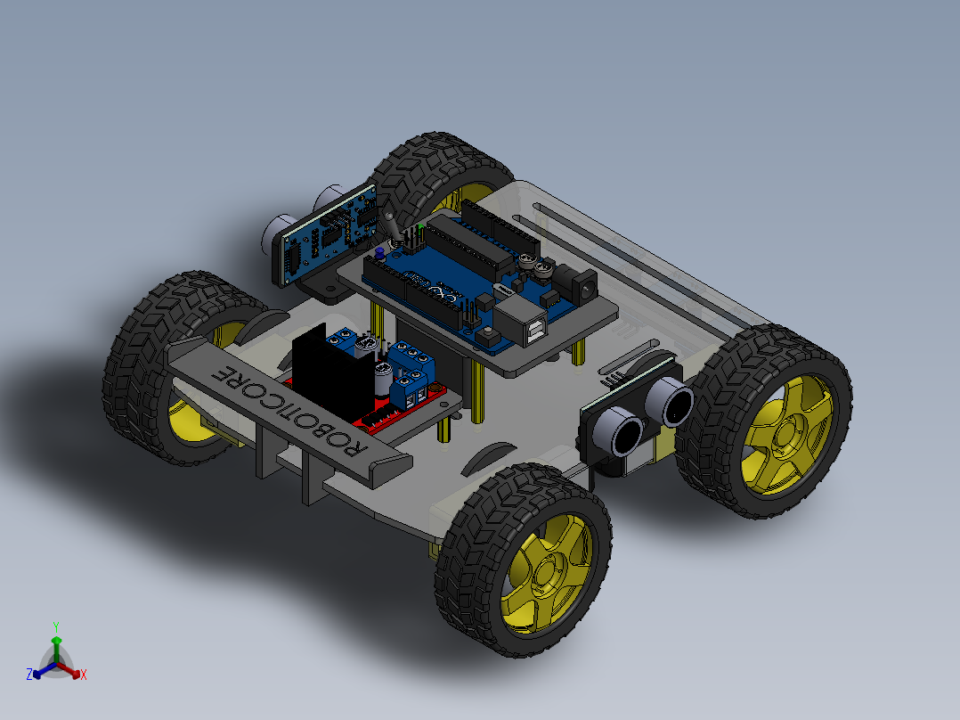 AGV小车、AGV(89)正等轴测图