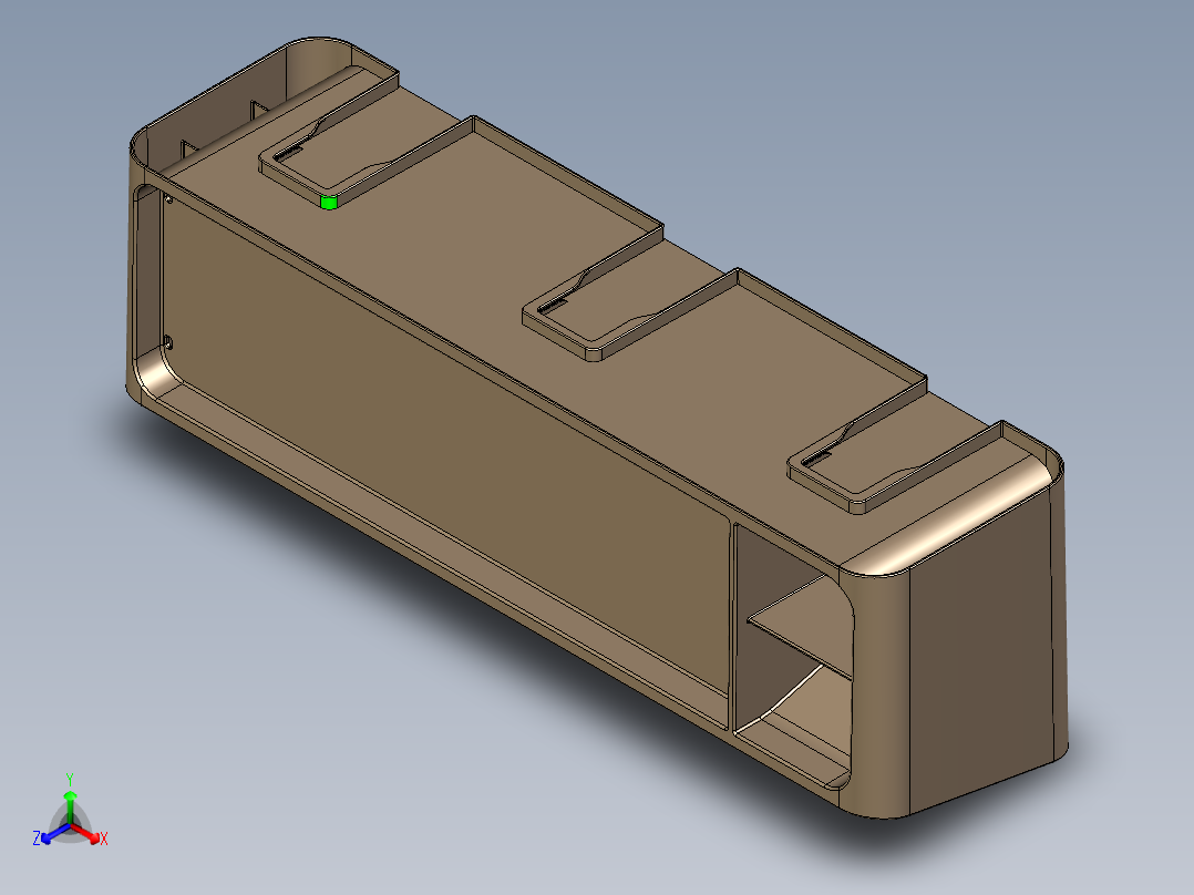 浴室置物架主视图