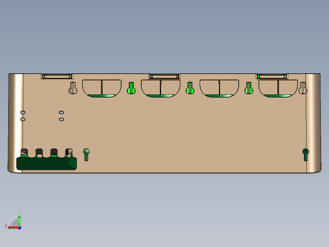 浴室置物架后视图