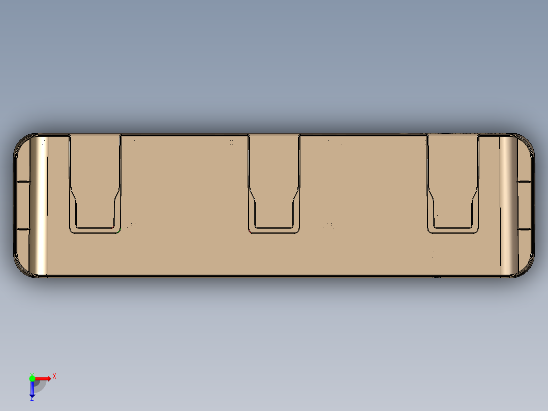 浴室置物架俯视图