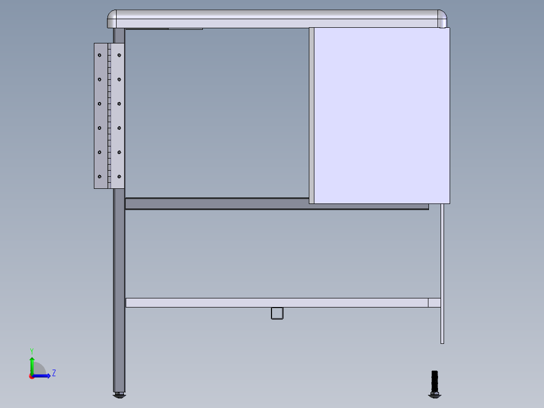 工具台架左视图
