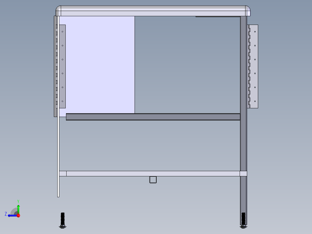 工具台架右视图