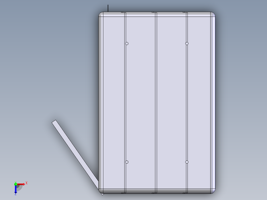 工具台架俯视图