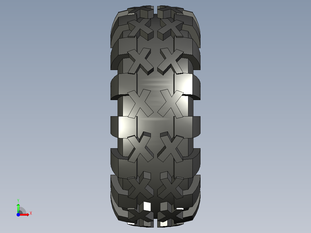 B3004586-ATV轮胎前视图