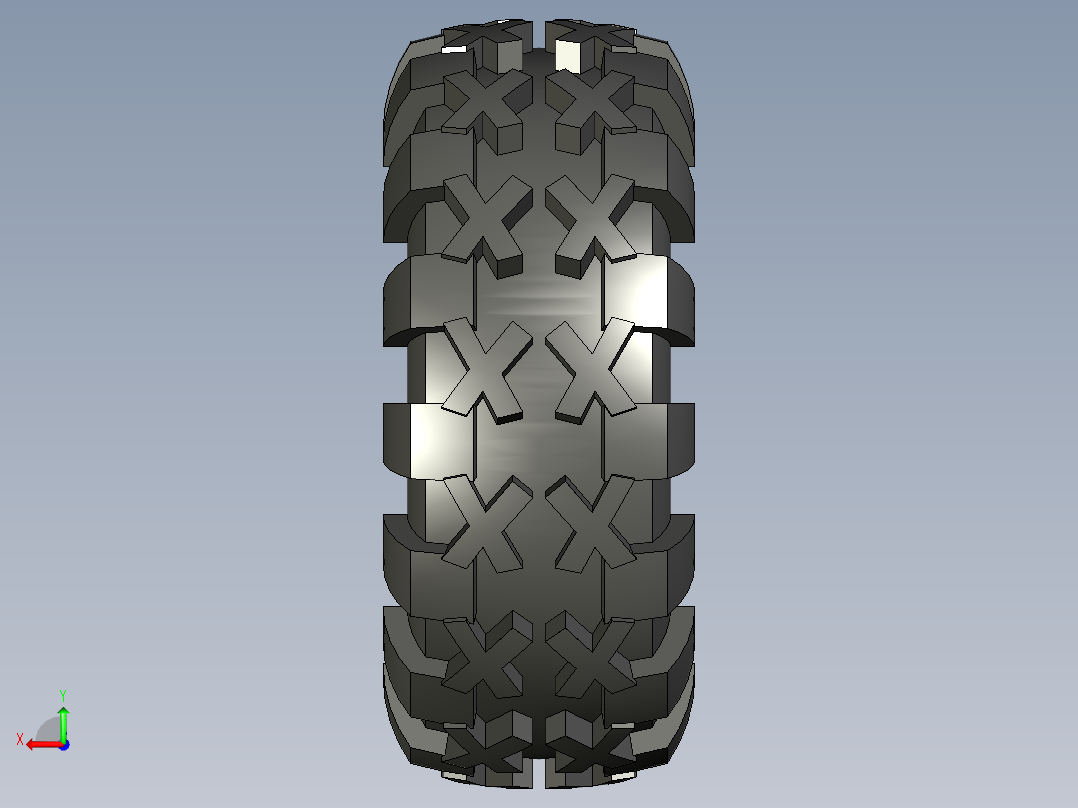 B3004586-ATV轮胎后视图