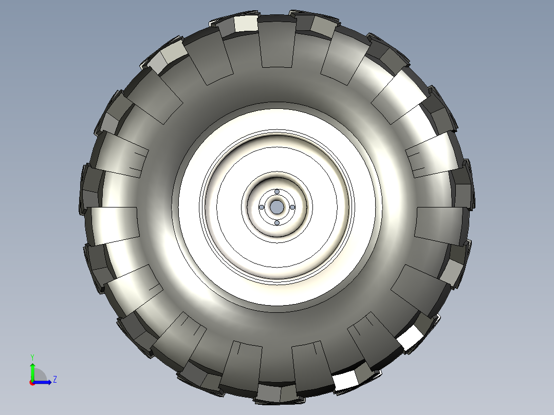 B3004586-ATV轮胎左视图