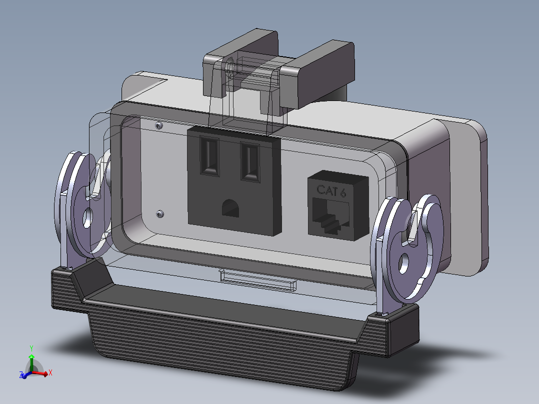防尘放水插线板插座