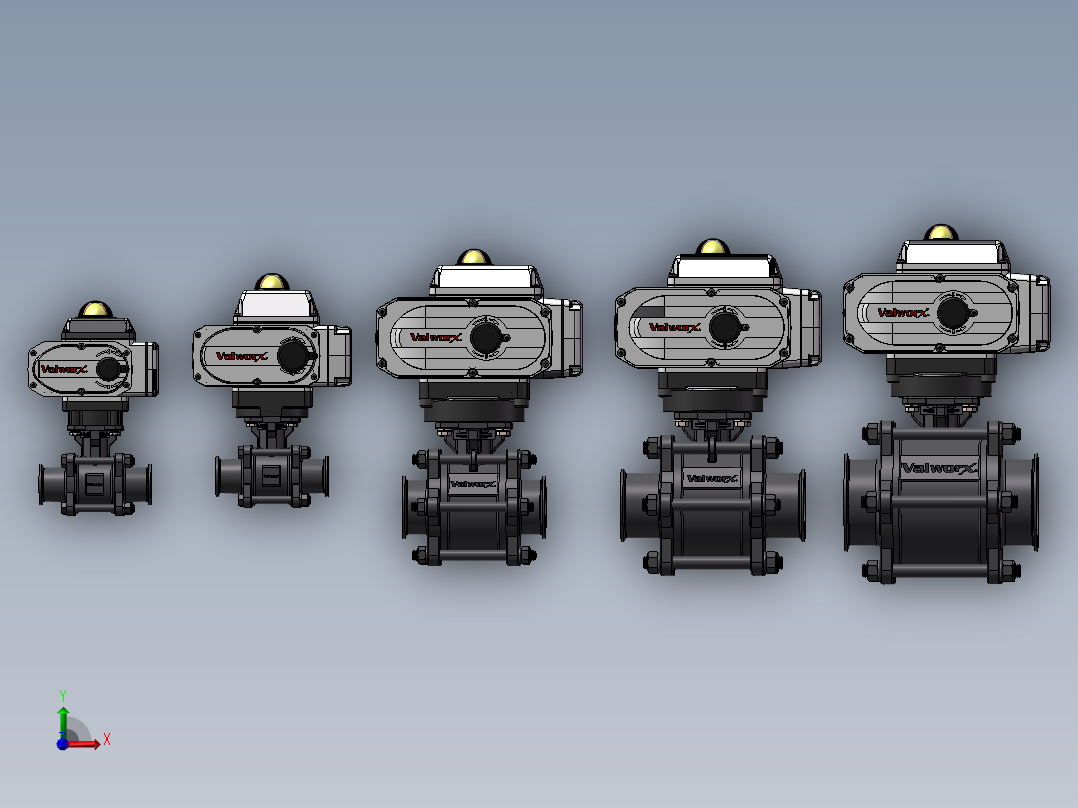 5款Valworx 570706 3英寸电动不锈钢卫生球阀