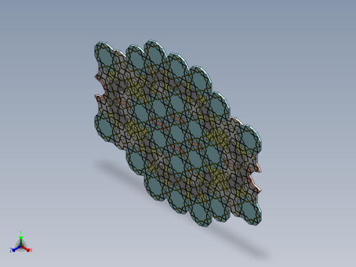 结 平铺模式正等轴测缩略图