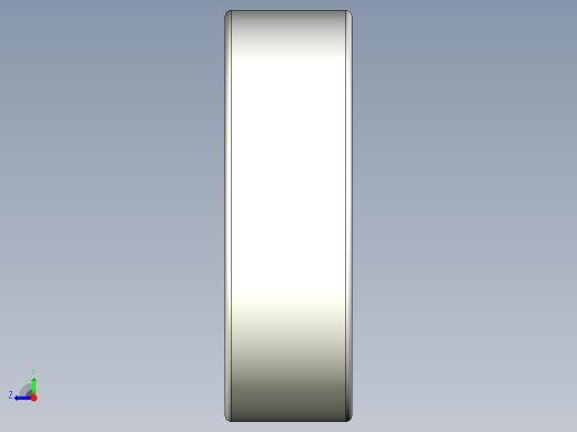 完整的公制6000-ZZ双屏蔽轴承库— SolidWorks和Step模右视缩略图