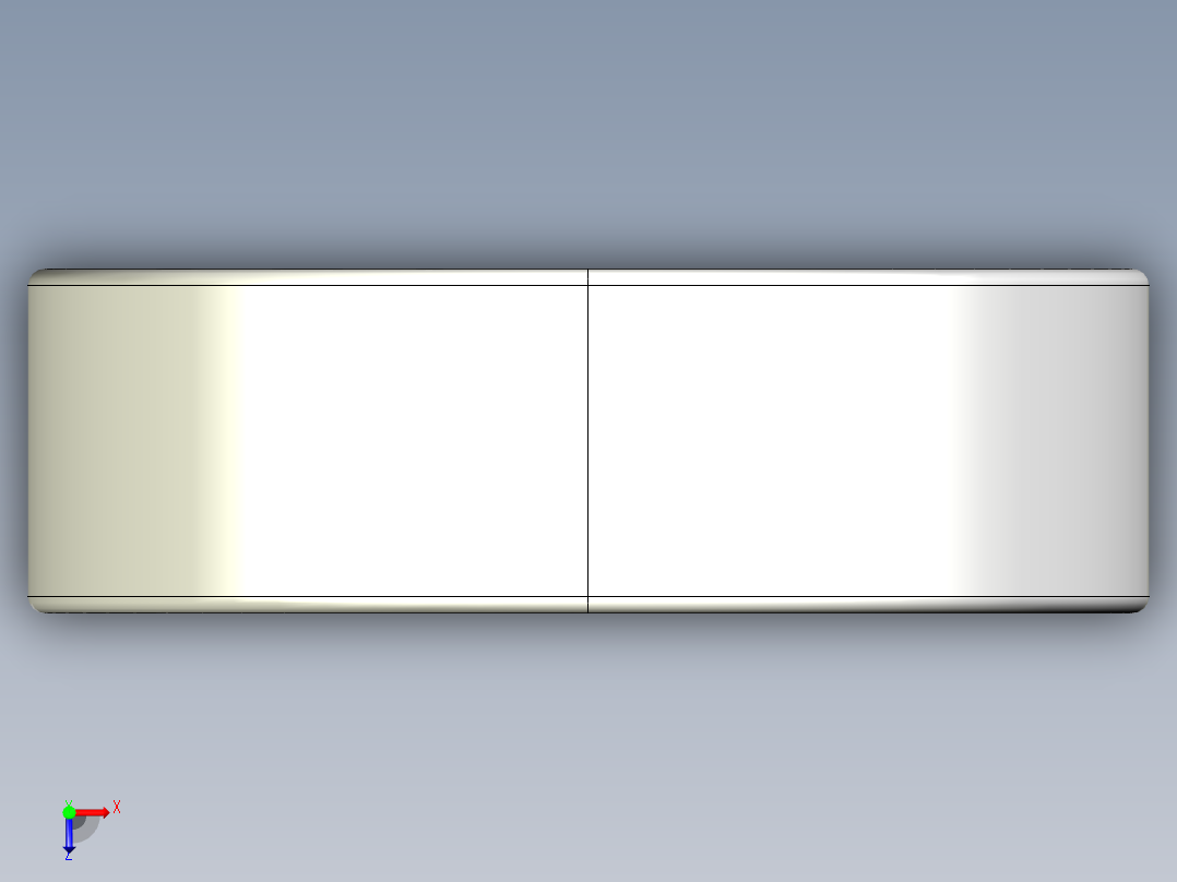 完整的公制6000-ZZ双屏蔽轴承库— SolidWorks和Step模俯视图