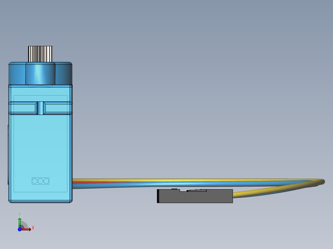 Fitec FS90R 微型伺服前视图