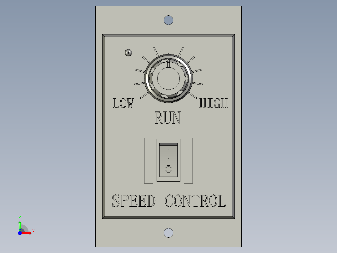 SF90E精研调速器-前视图