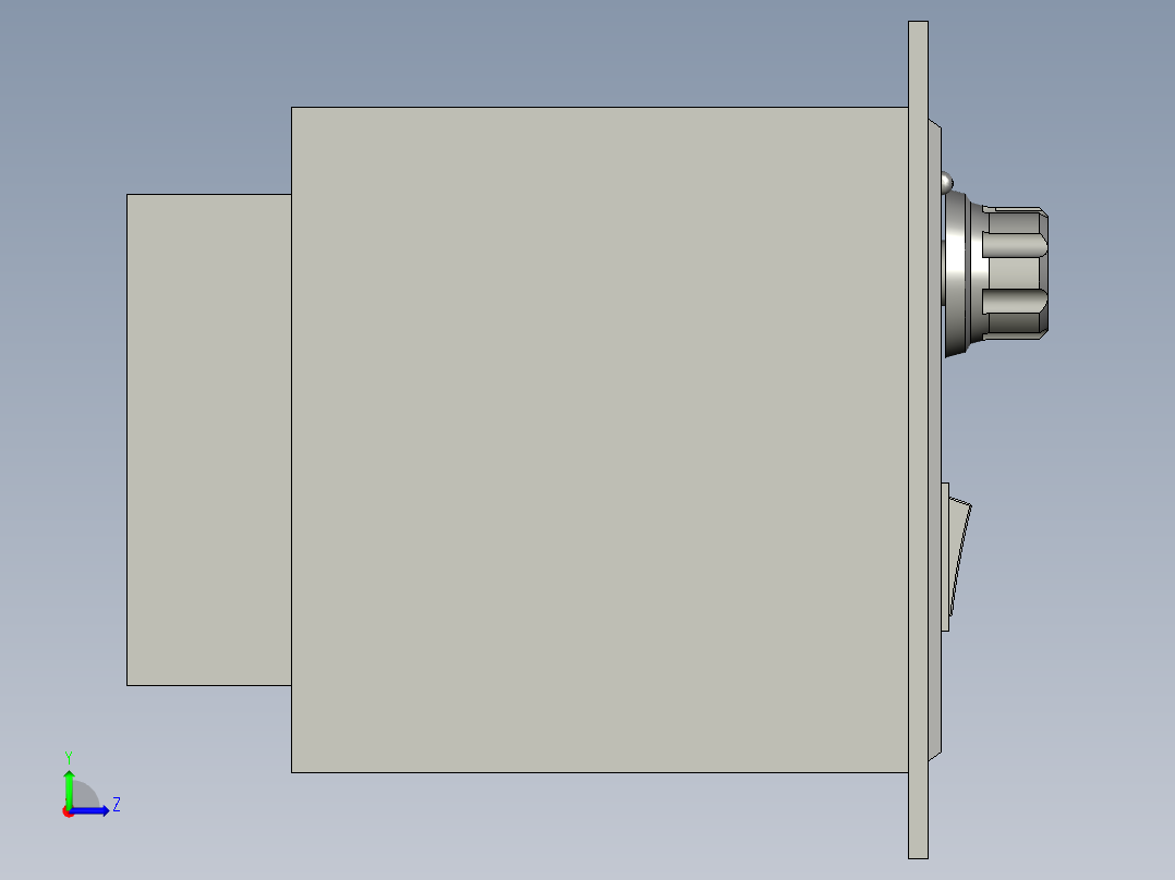 SF90E精研调速器-左视图