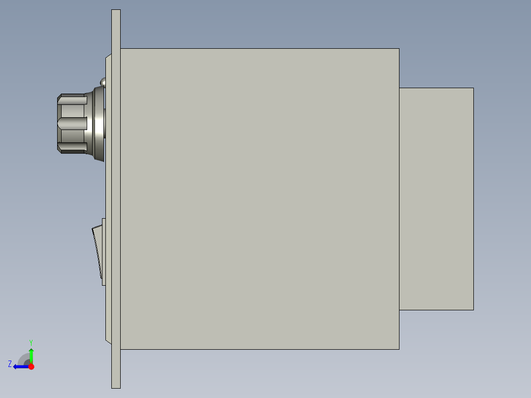 SF90E精研调速器-右视图