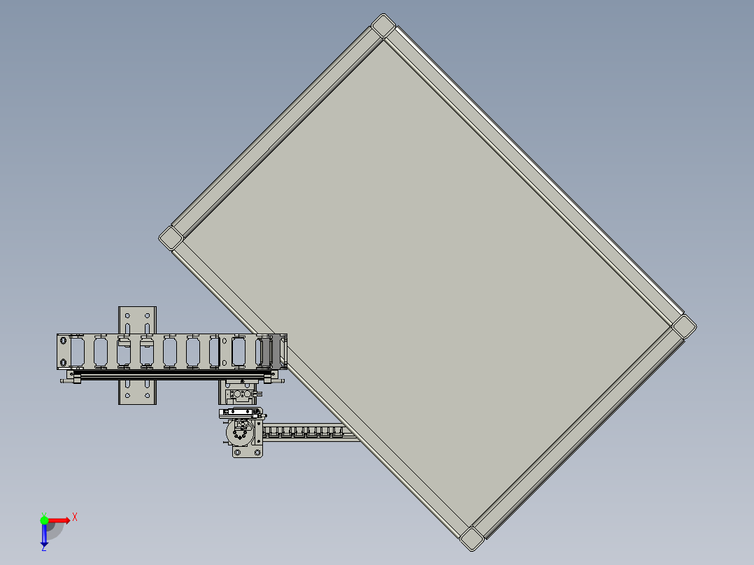 转轮转轮抓取机械手-b俯视图