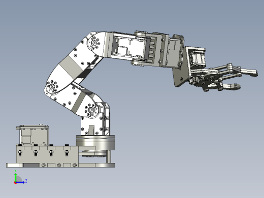 机械手臂演示机械臂逆运动学演示左视缩略图