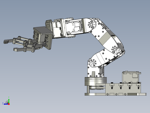 机械手臂演示机械臂逆运动学演示右视缩略图