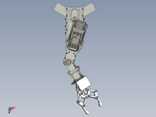 机械手臂演示机械臂逆运动学演示俯视缩略图