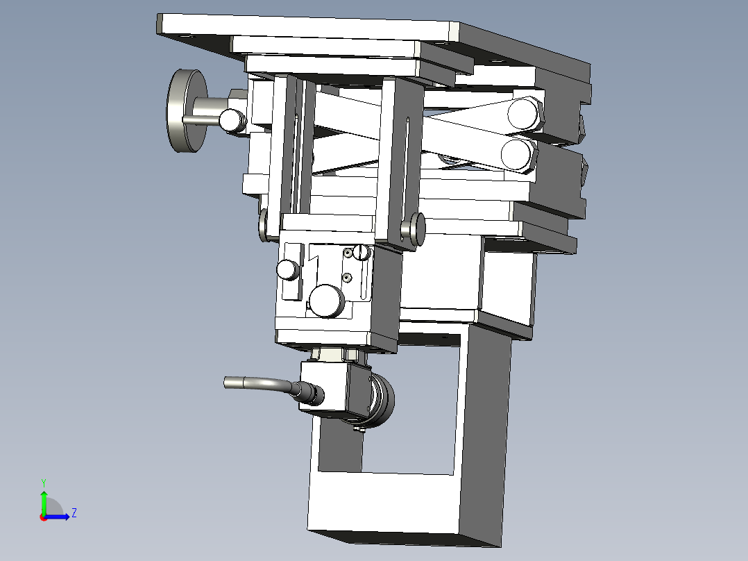侧CCD模组左视图