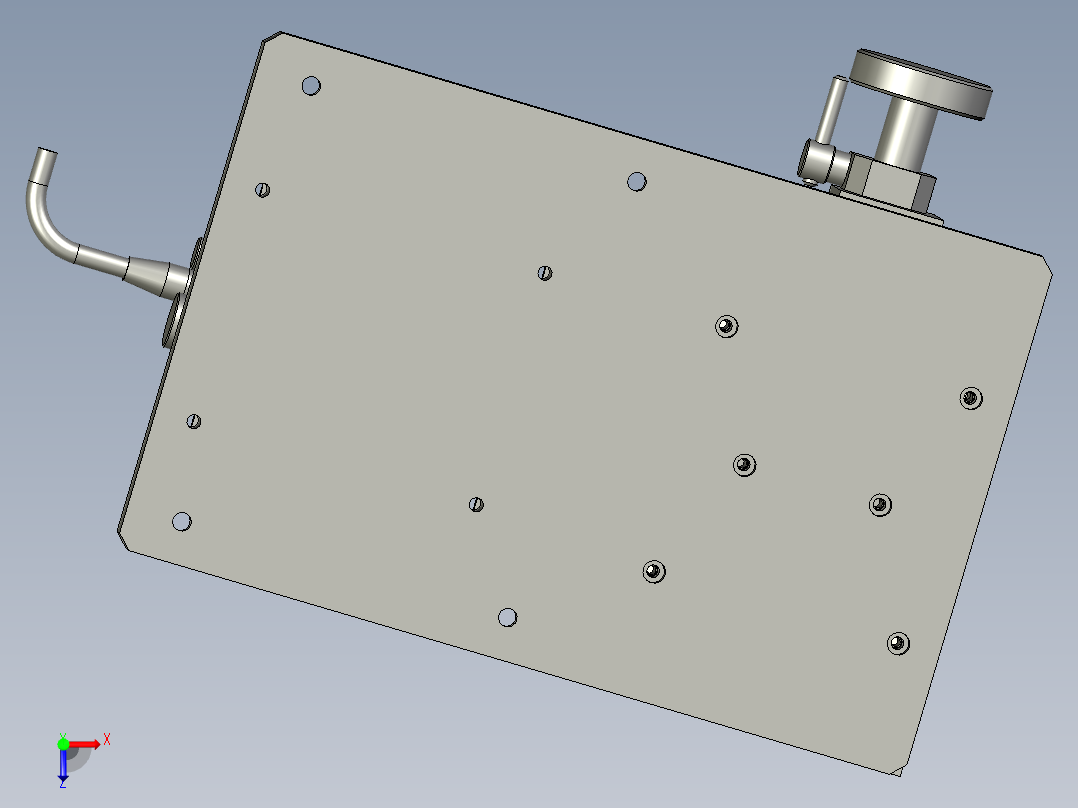侧CCD模组俯视图