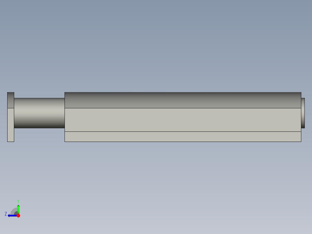 插销锁(长信SW406)右视图