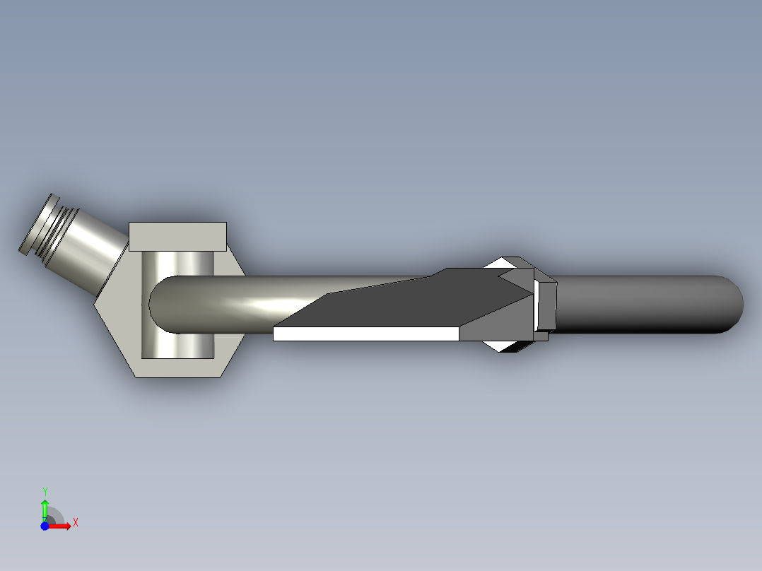 蛇形管组件1前视图