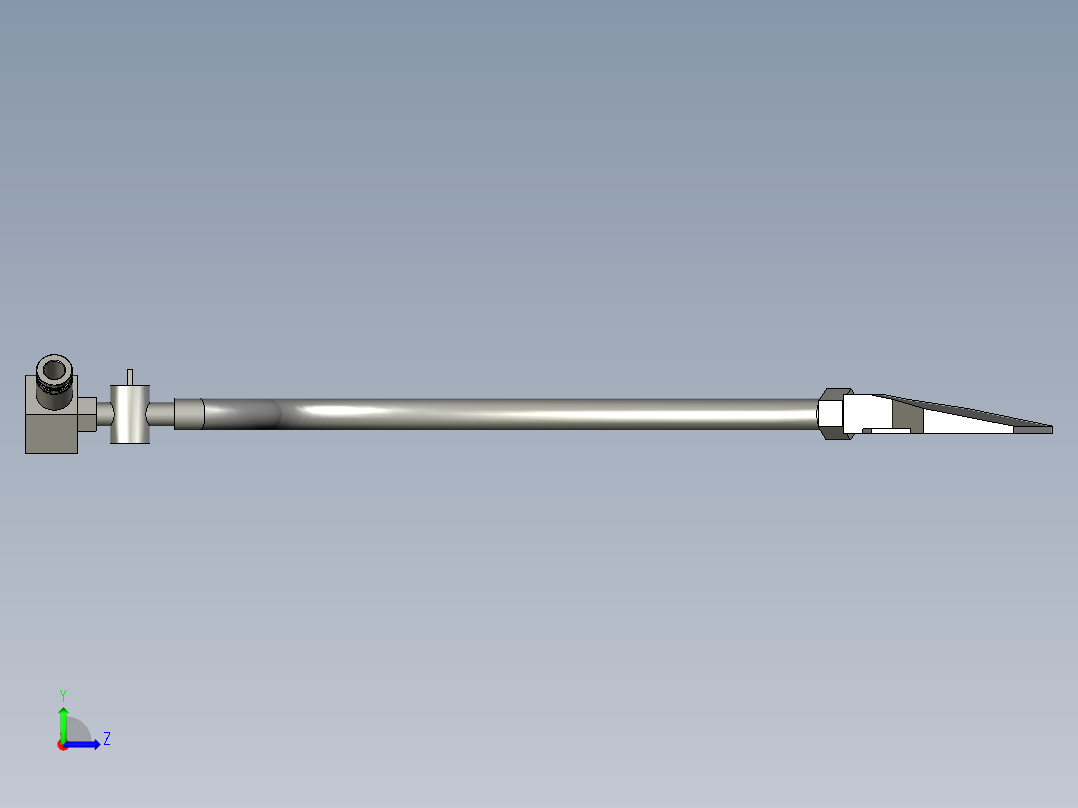 蛇形管组件1左视图