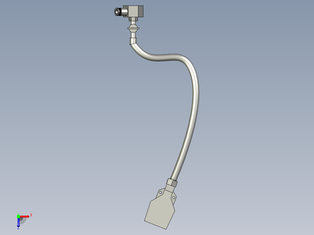 蛇形管组件1俯视图