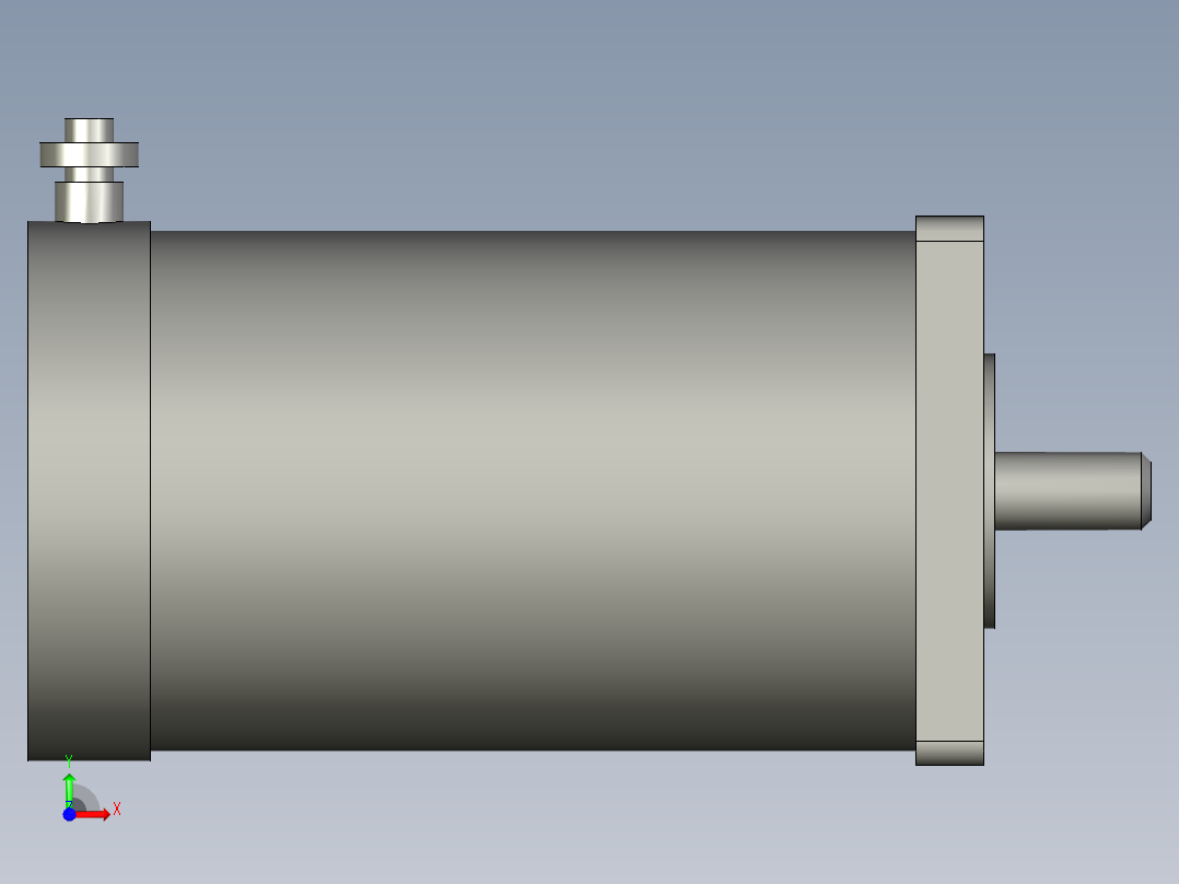 五相110系列混合式步进电机110BYG5200C-SAKRMT-0301前视图