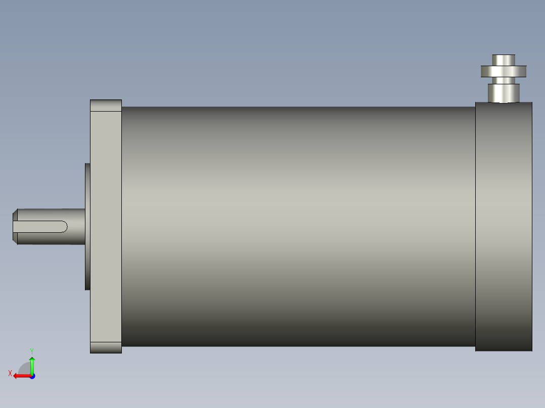 五相110系列混合式步进电机110BYG5200C-SAKRMT-0301后视图