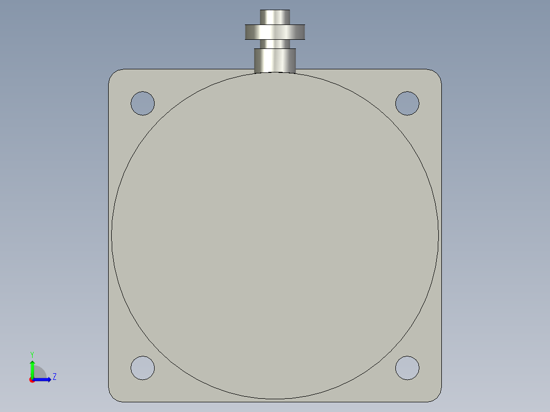 五相110系列混合式步进电机110BYG5200C-SAKRMT-0301左视图