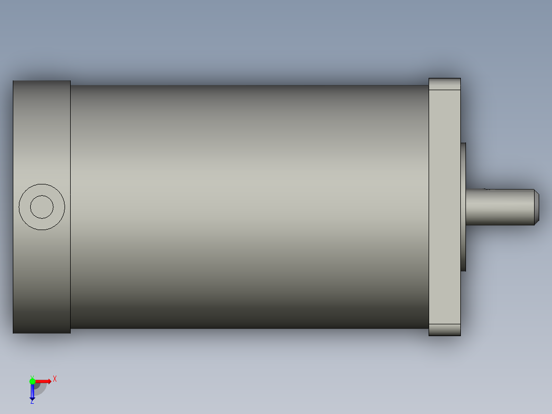 五相110系列混合式步进电机110BYG5200C-SAKRMT-0301俯视图