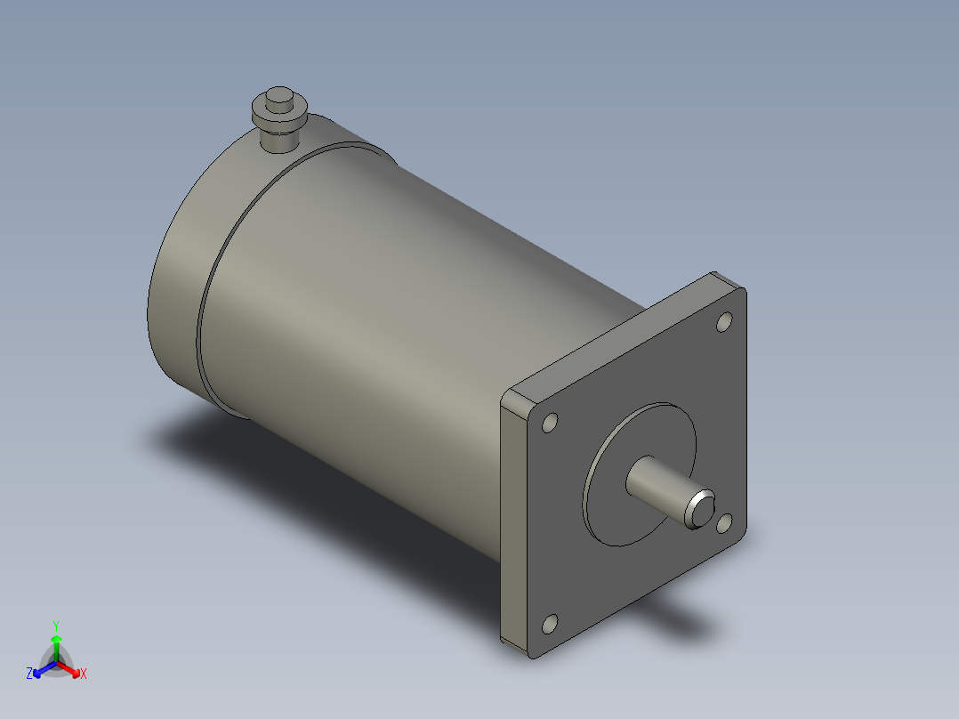 五相110系列混合式步进电机110BYG5200C-SAKRMT-0301正等轴测图