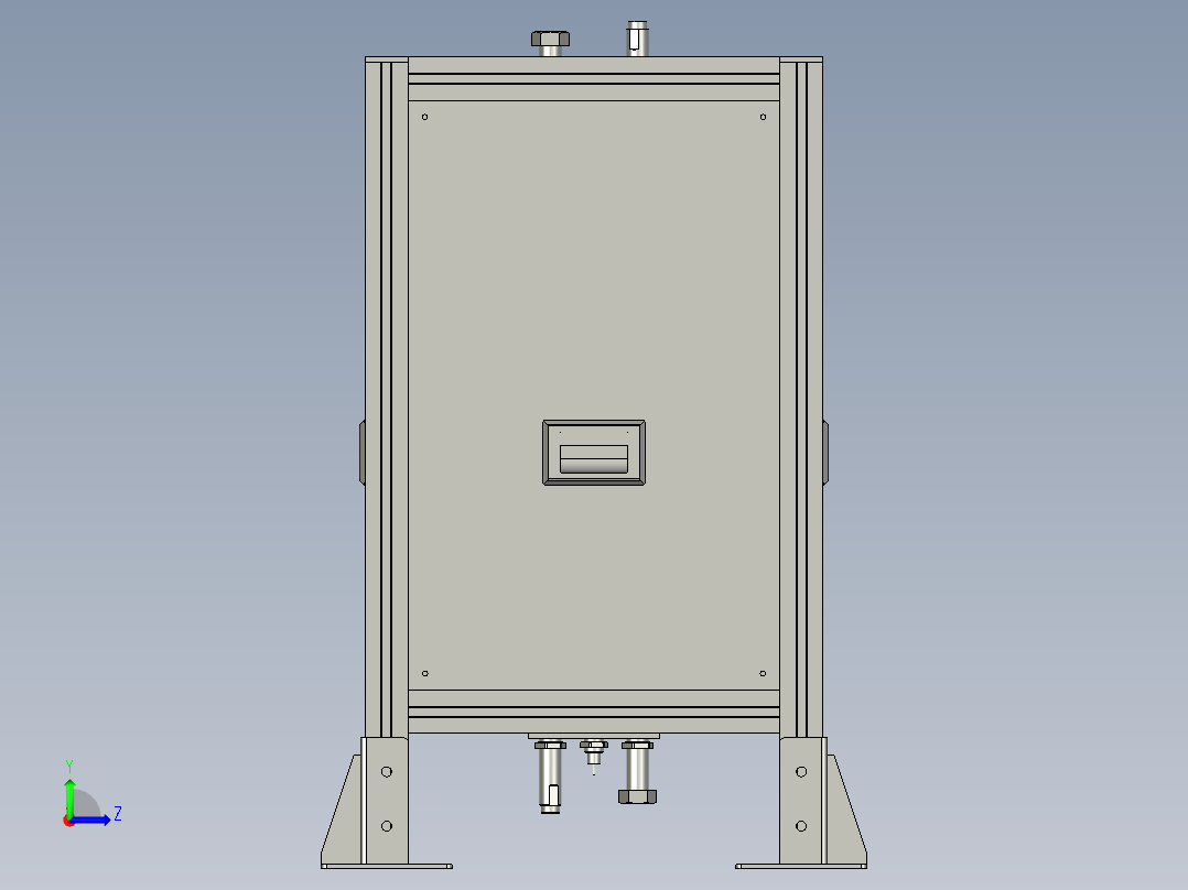德恩普-倍速链提升机头左视图