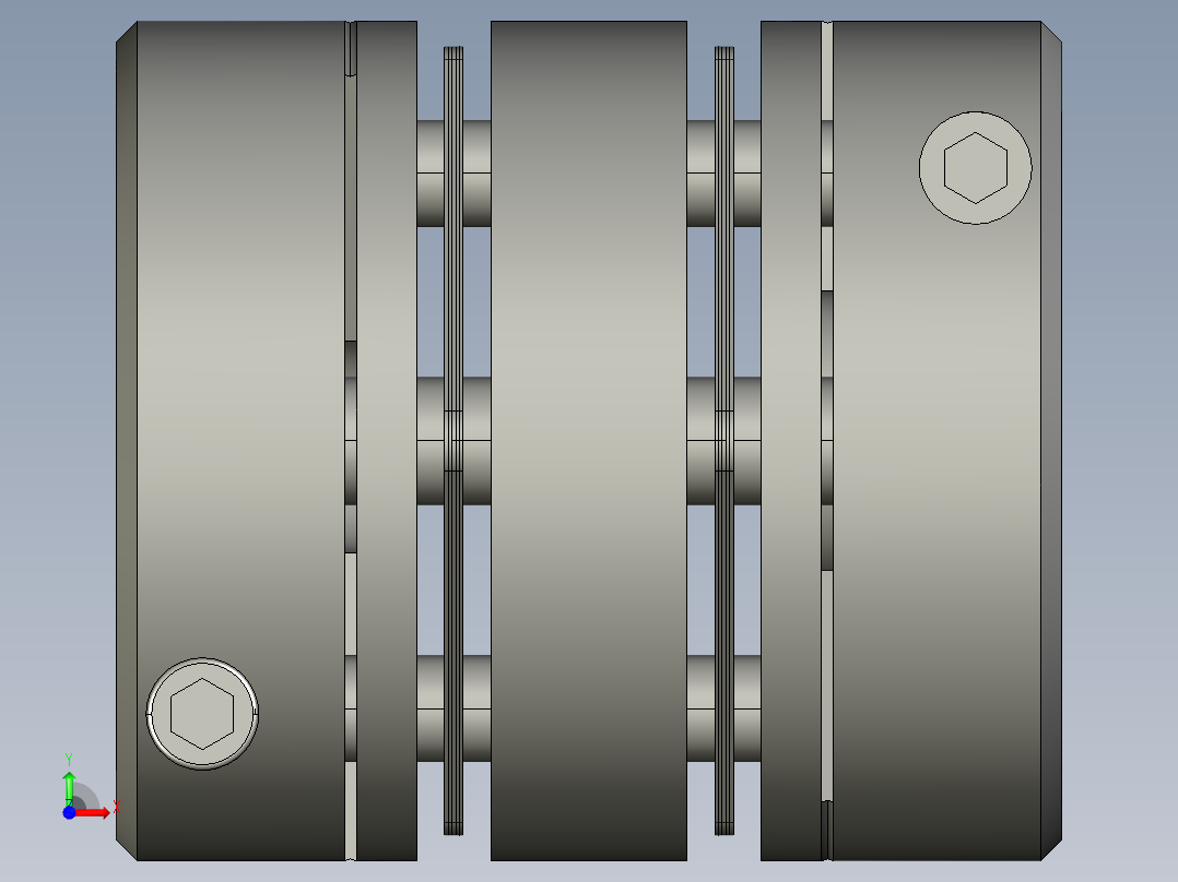 LZQ系列双膜片联轴器LZQ-5663-1520前视图