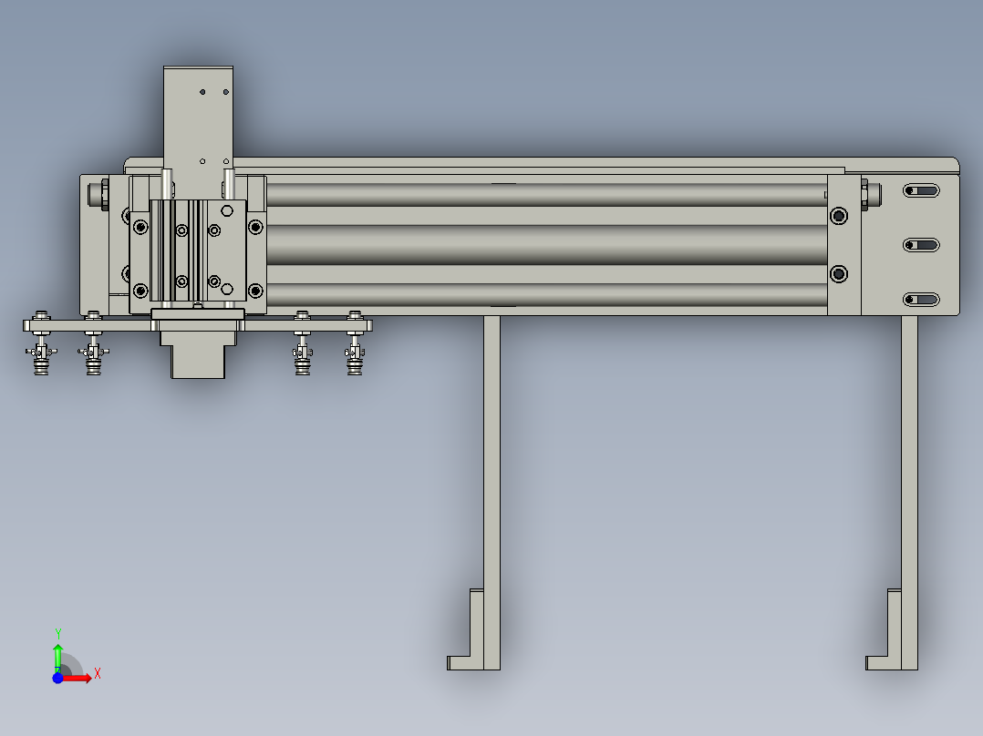 450机械手装配体右前视图