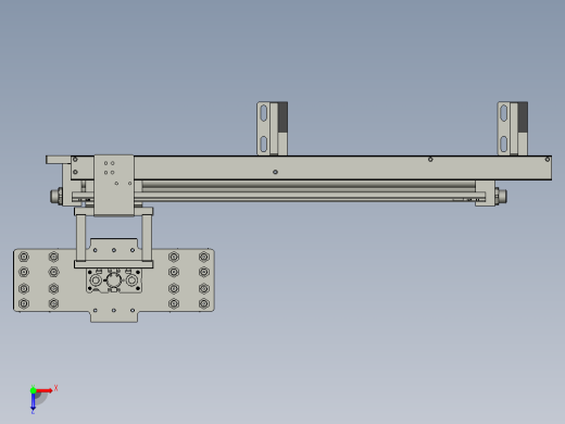 450机械手装配体右俯视缩略图
