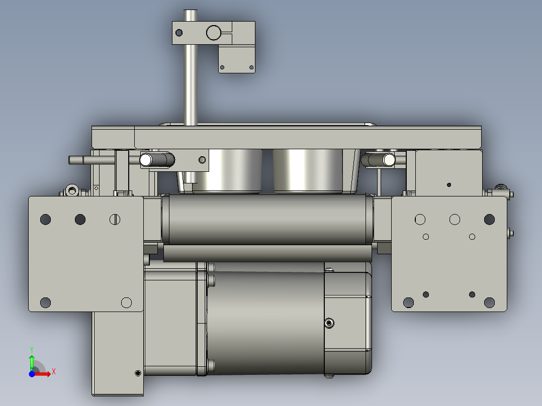 1806JSL01-03-00美国饼干项目饼干装托皮带输送线前视图