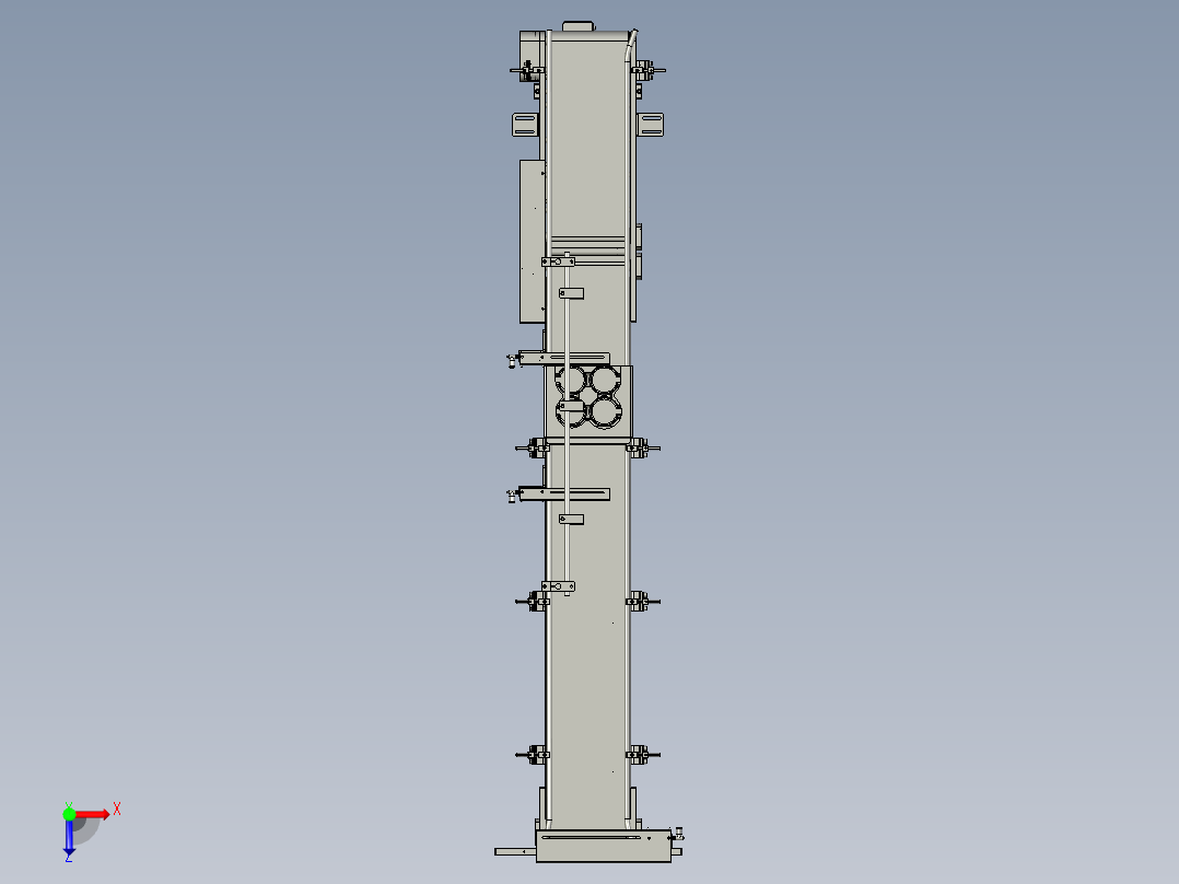 1806JSL01-03-00美国饼干项目饼干装托皮带输送线俯视图