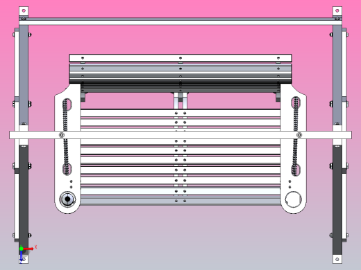 木质双人摇椅俯视缩略图