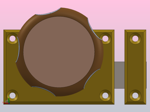 钥匙锁手轮锁后视缩略图