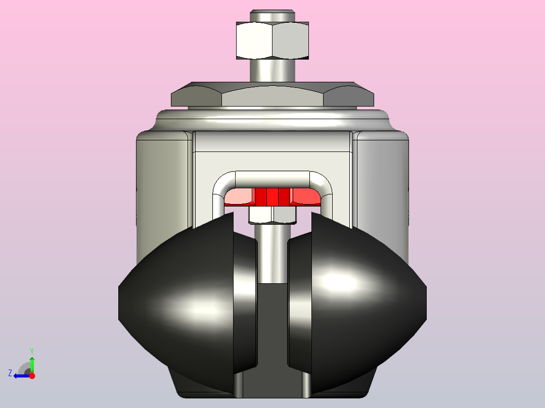 福马轮，右视图
