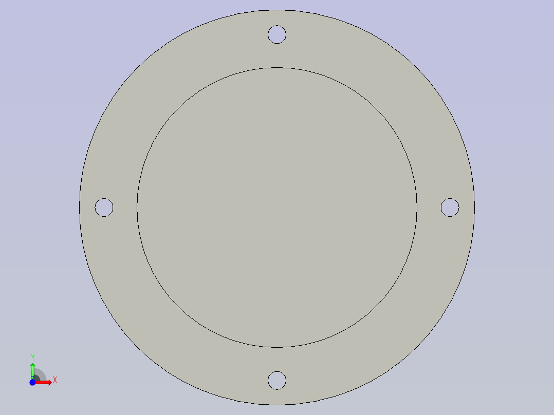 CY076L耐高温马达配风轮前视图