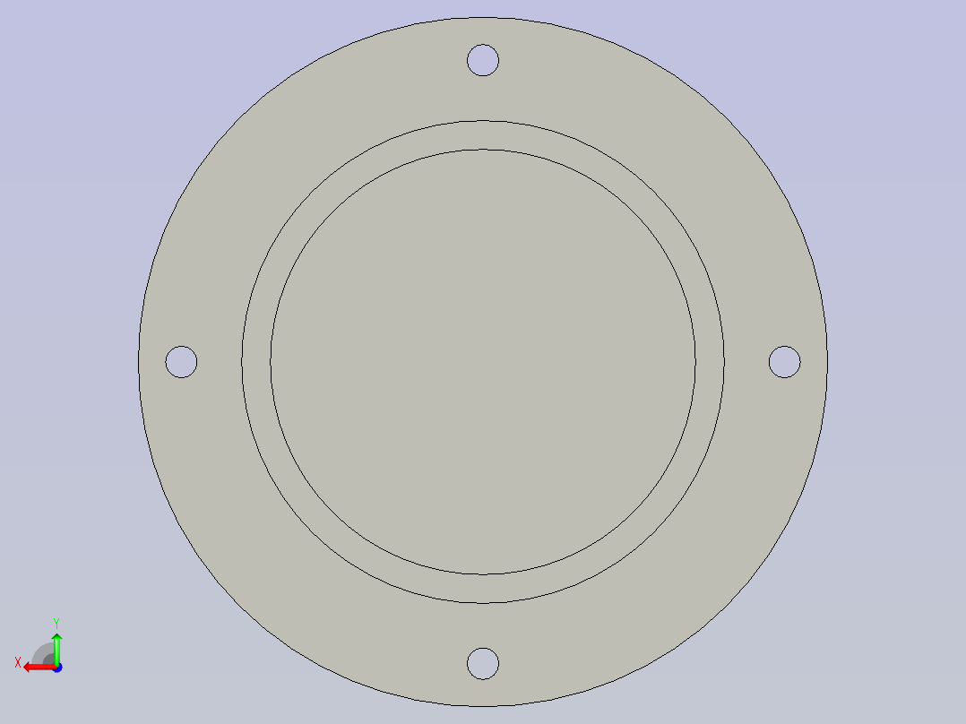 CY076L耐高温马达配风轮后视图