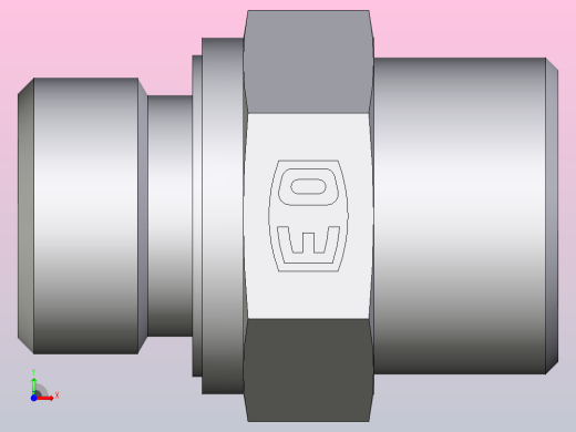 公螺柱连接器GE16SREDOMDCF前视缩略图