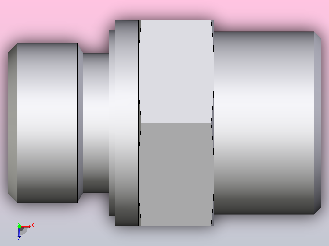 公螺柱连接器GE16SREDOMDCF俯视图